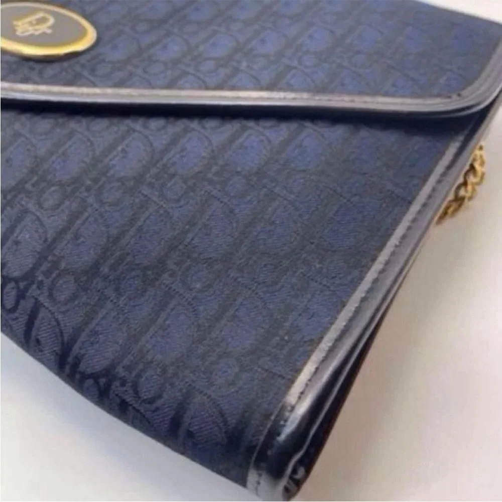 Dior Navy Blue Clutch Bag - Picture 8 of 16
